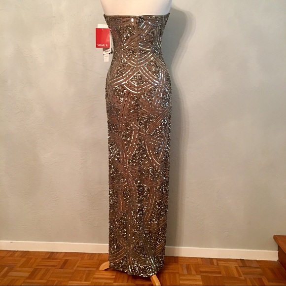 Evening Formal Gown Shail K Prom Dress - Picture 5 of 7